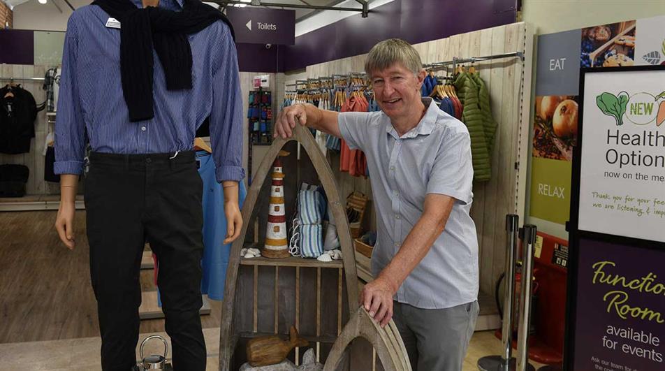 GCA CEO Peter Burks at Haskins' Forest Lodge garden centre - credit GCA